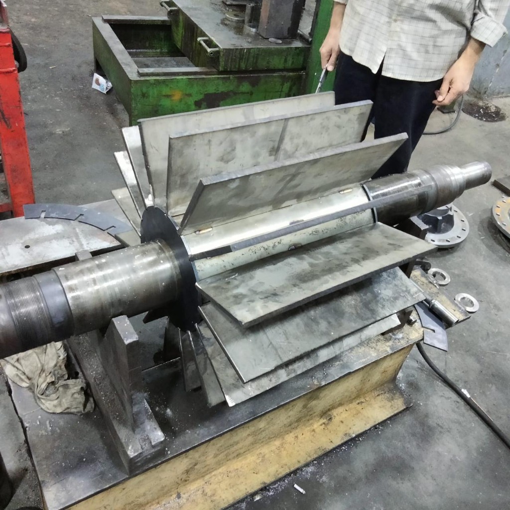 Impeller Blade Rotor Assembly
