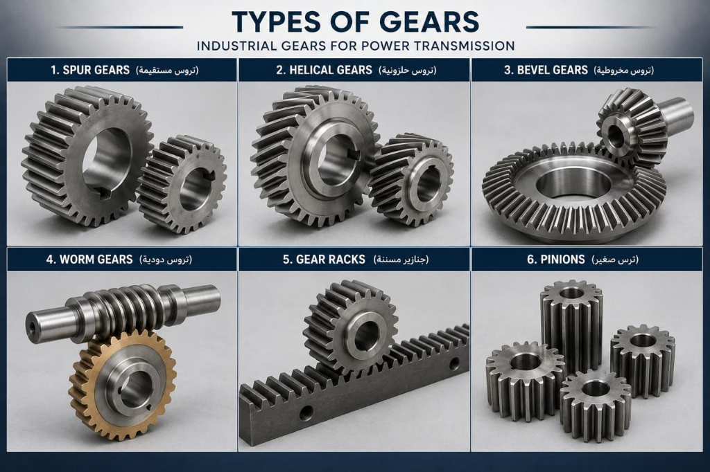 Types of Gears for Power Transmission